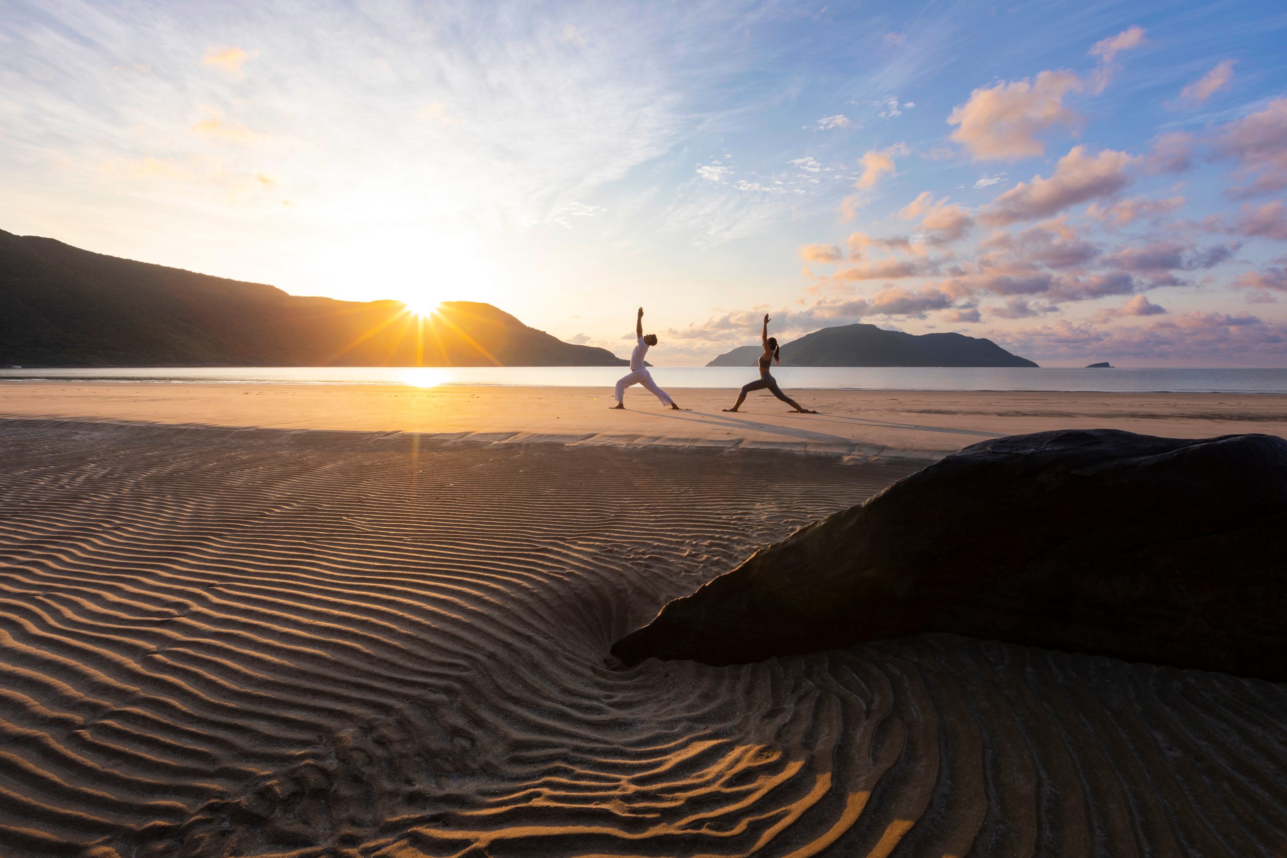 Yoga On The Beach